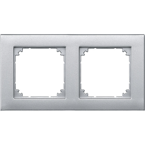 Merten Rahmen 2f.alu waage/senkrecht 486260